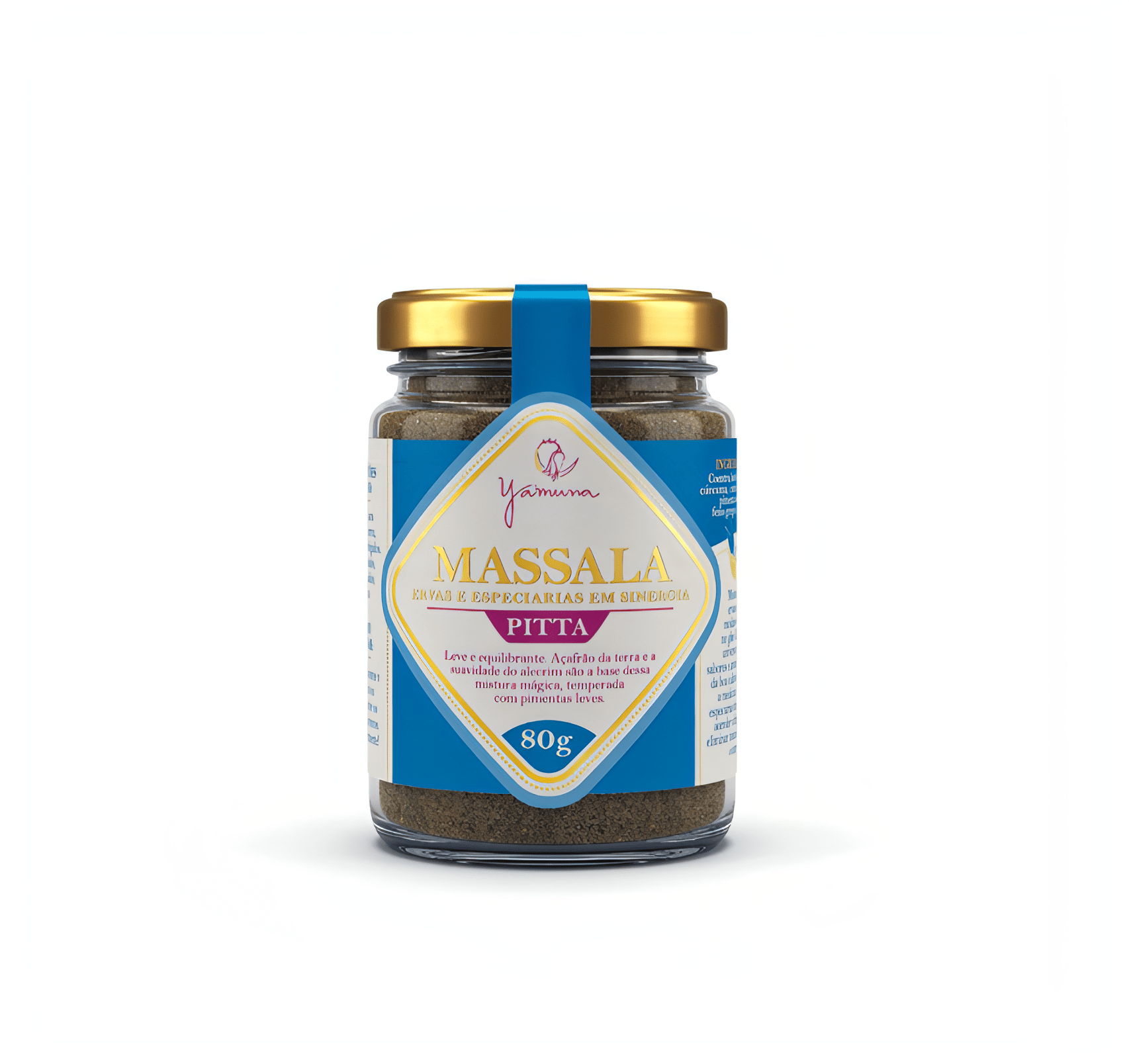 Massala Pitta - tempero leve e equilibrado - 80gr - humane