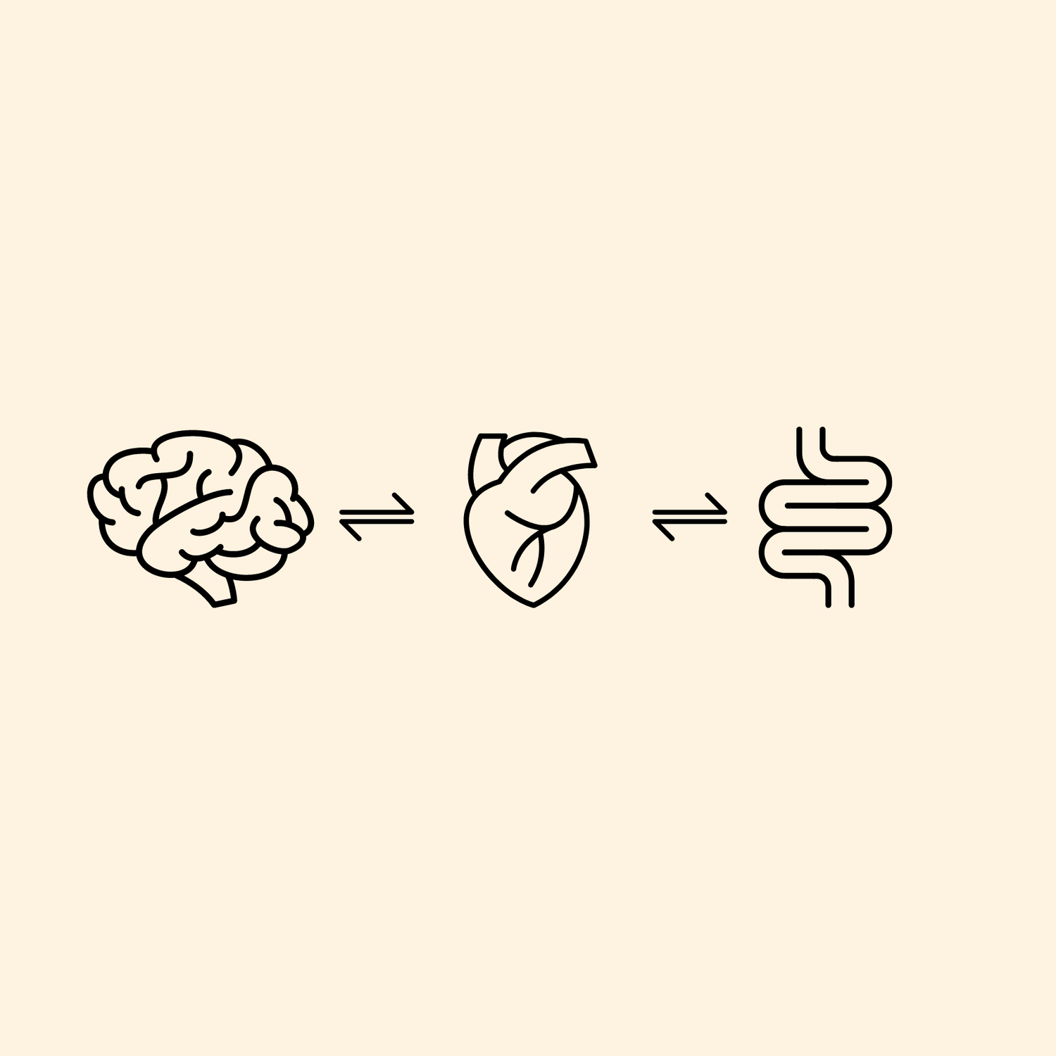 três cérebros: coração, intestino e cérebro - humane