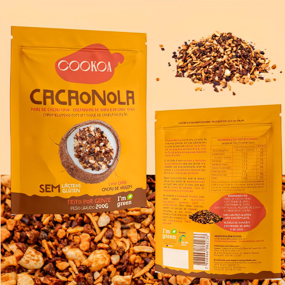 Cacaonola (Granola de cacau e castanhas) - 200g humane