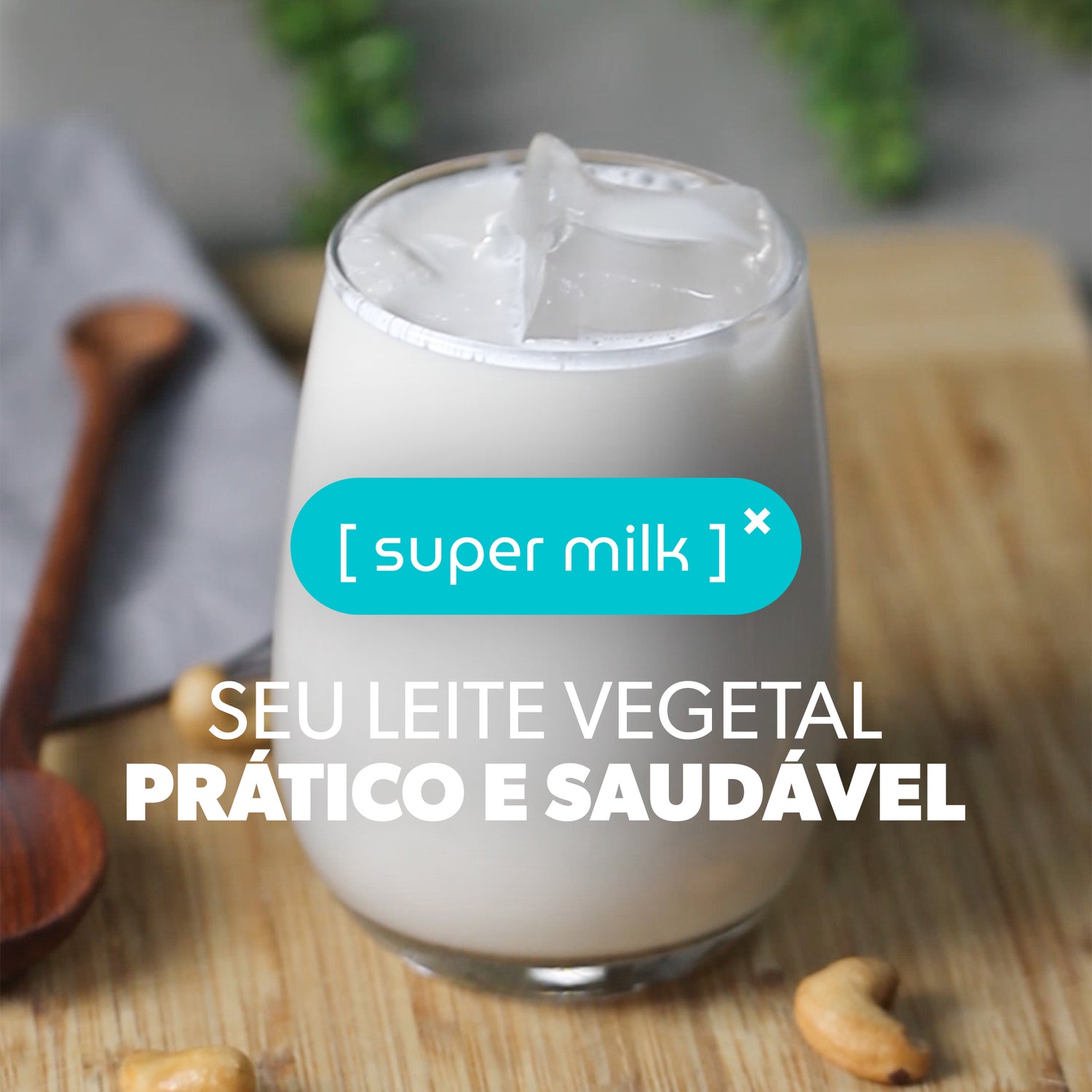 Combo Super Milk + Garrafa Vidro artesanal - humane