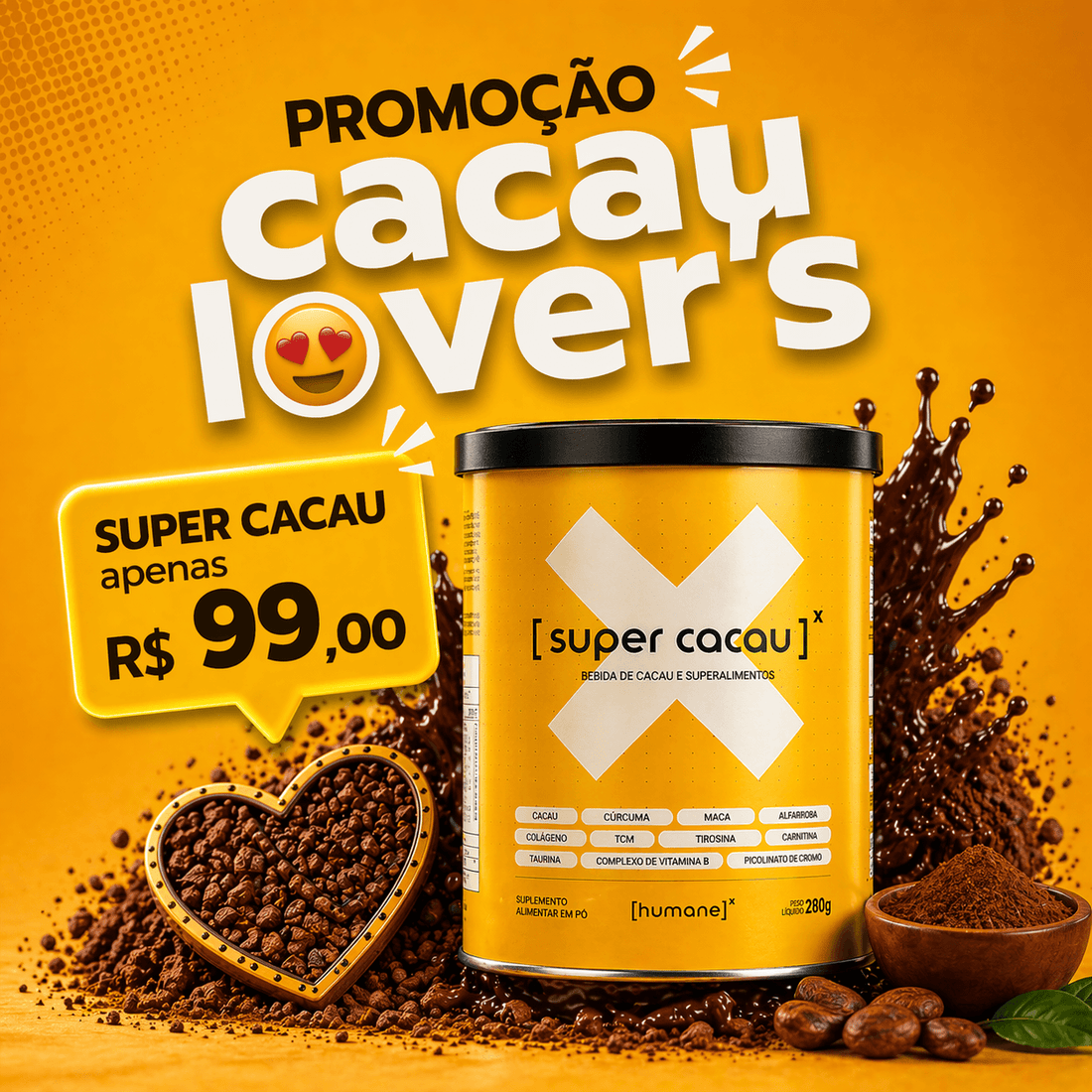 Super Cacau - Foco e Energia